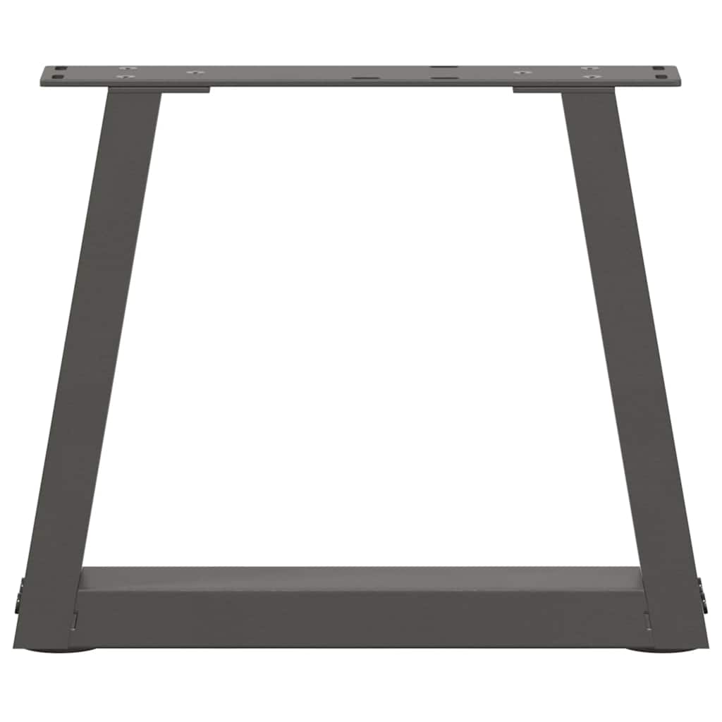 Noge za klub stolić V-oblika 2 kom antracit 40 x (30-31,3) cm čelik