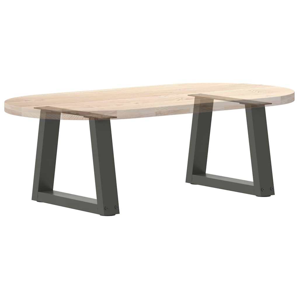 Noge za klub stolić V-oblika 2 kom antracit 40 x (30-31,3) cm čelik