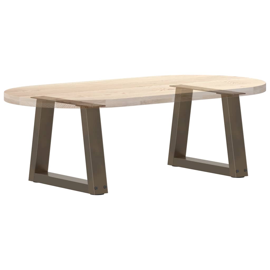Noge za klub stolić V-oblik 2 kom Prirodni čelik 40 x (30-31,3) cm Čelik