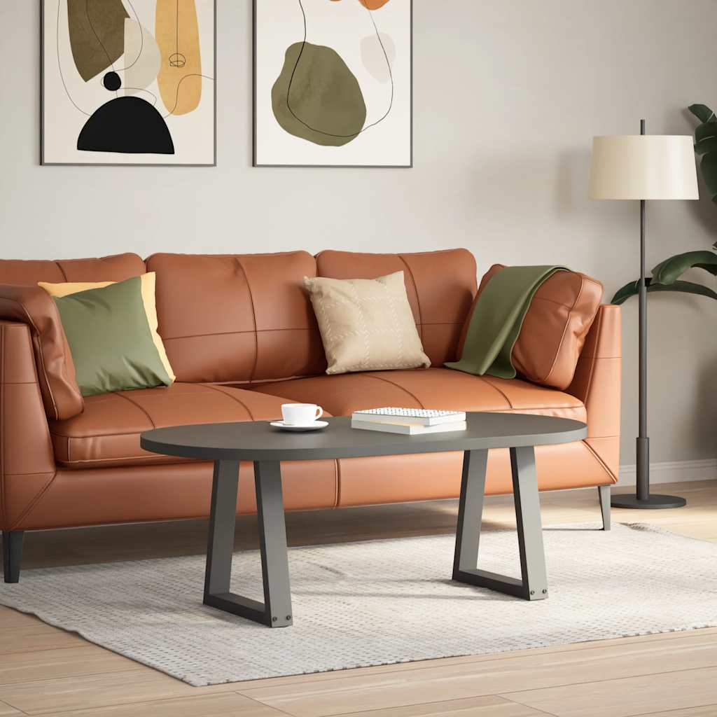 Noge za klub stolić V-oblika 2 kom antracit 38 x (42-43,3) cm čelik