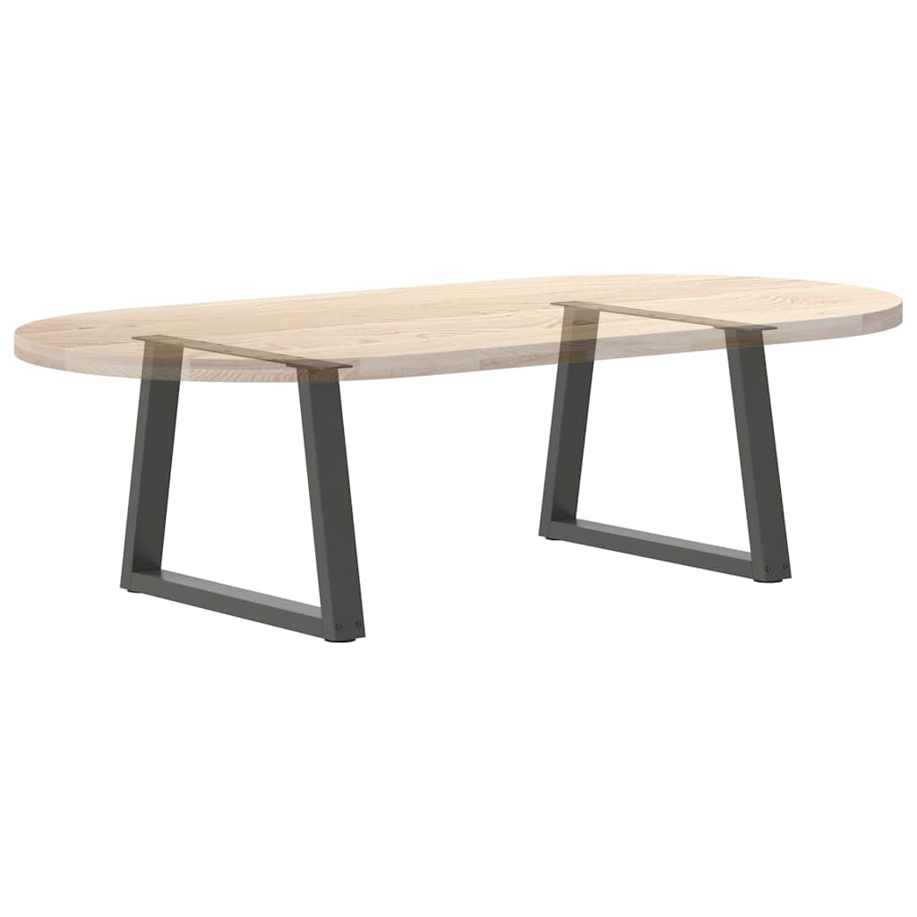 Noge za klub stolić V-oblika 2 kom antracit 50 x (42-43,3) cm čelik