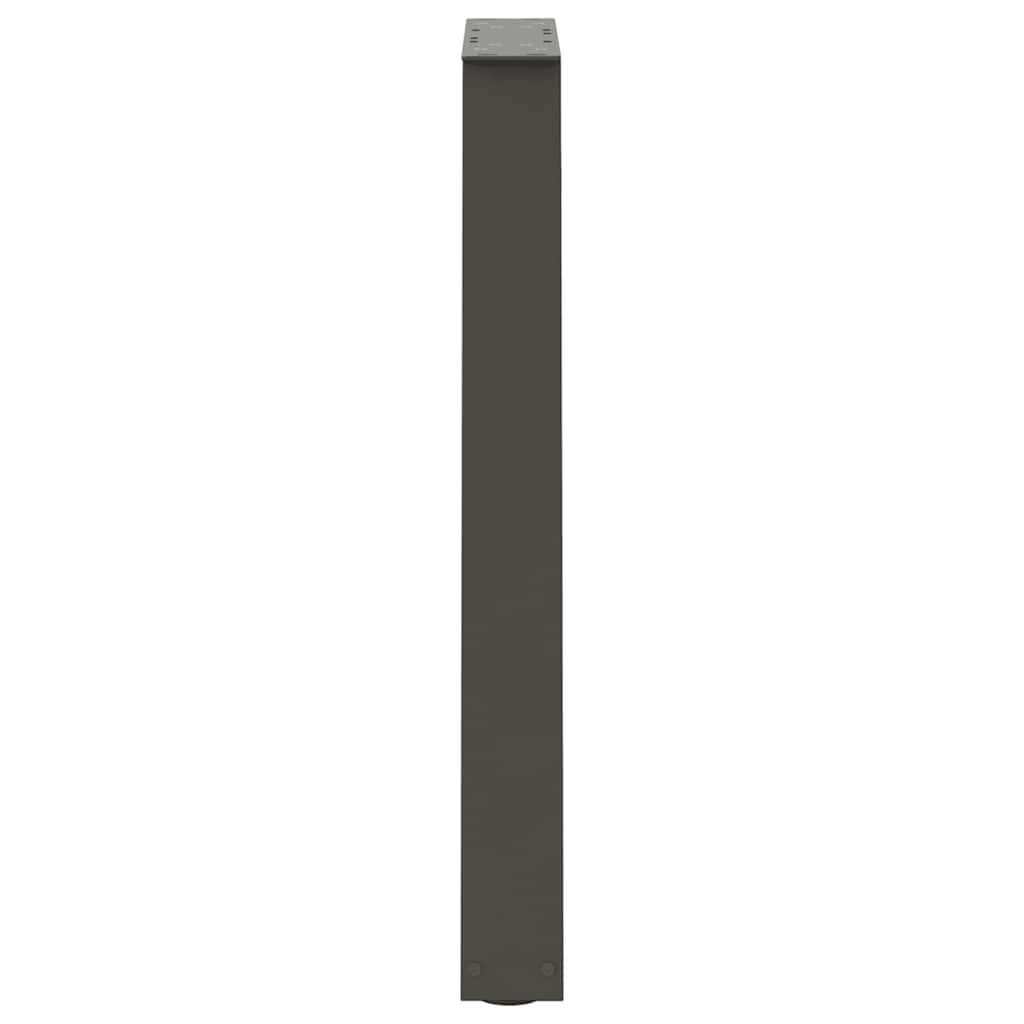 Noge za blagovaonski stol V-oblika 2 kom antracit 50x(72-73,3) cm čelik