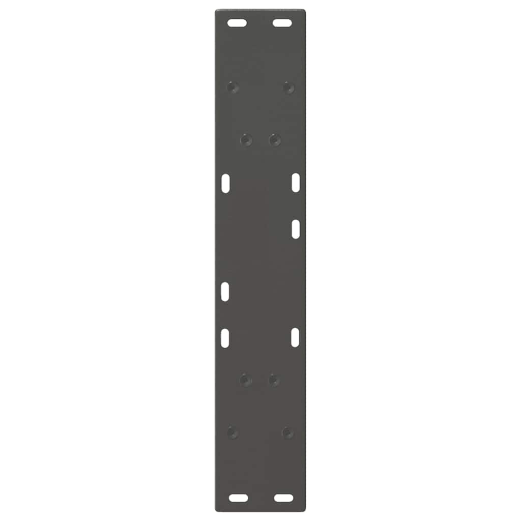 Noge za blagovaonski stol V-oblika 2 kom antracit 50x(72-73,3) cm čelik