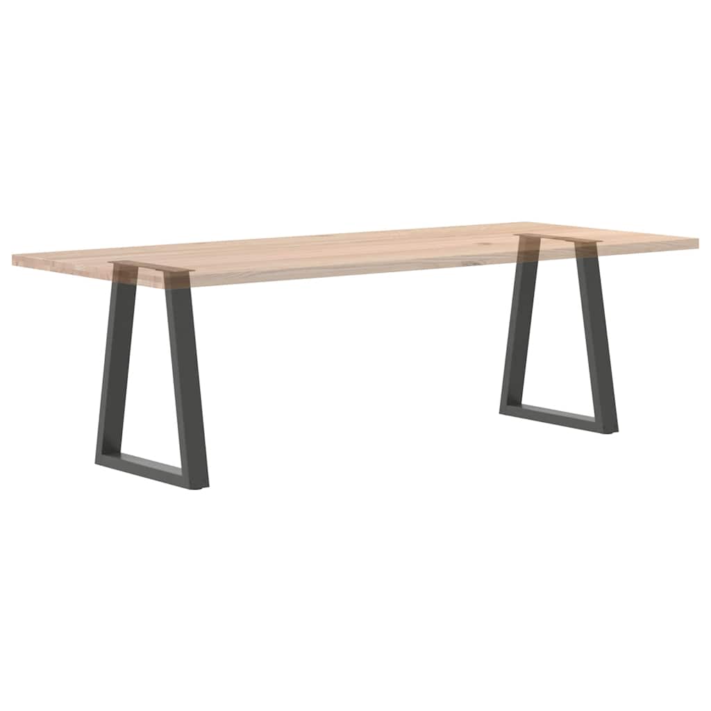 Noge za blagovaonski stol V-oblika 2 kom antracit 50x(72-73,3) cm čelik