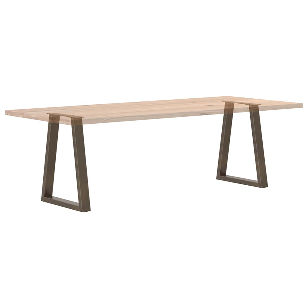 Noge za blagovaonski stol V-oblik 2 kom Prirodni čelik 50 x (72-73,3) cm Čelik