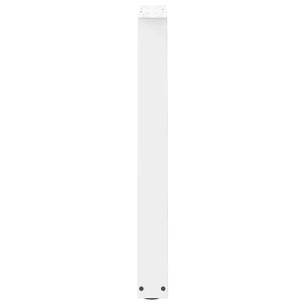 Noge za blagovaonski stol V-oblik 2 kom Bijele 60 x (72-73,3) cm Čelik