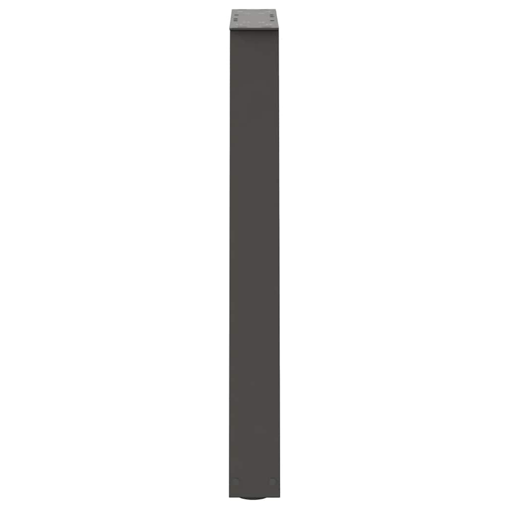 Noge za blagovaonski stol V-oblika 2 kom antracit 60 x (72-73,3) cm čelik