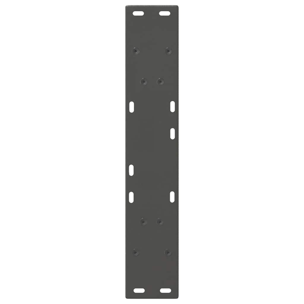 Noge za blagovaonski stol V-oblika 2 kom antracit 60 x (72-73,3) cm čelik