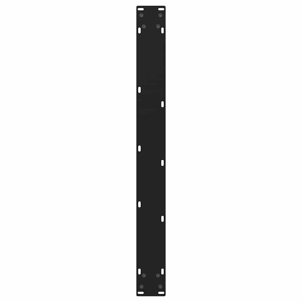 Noge za blagovaonski stol V-oblika 2 kom Crne 70 x (72-73,3) cm Čelik