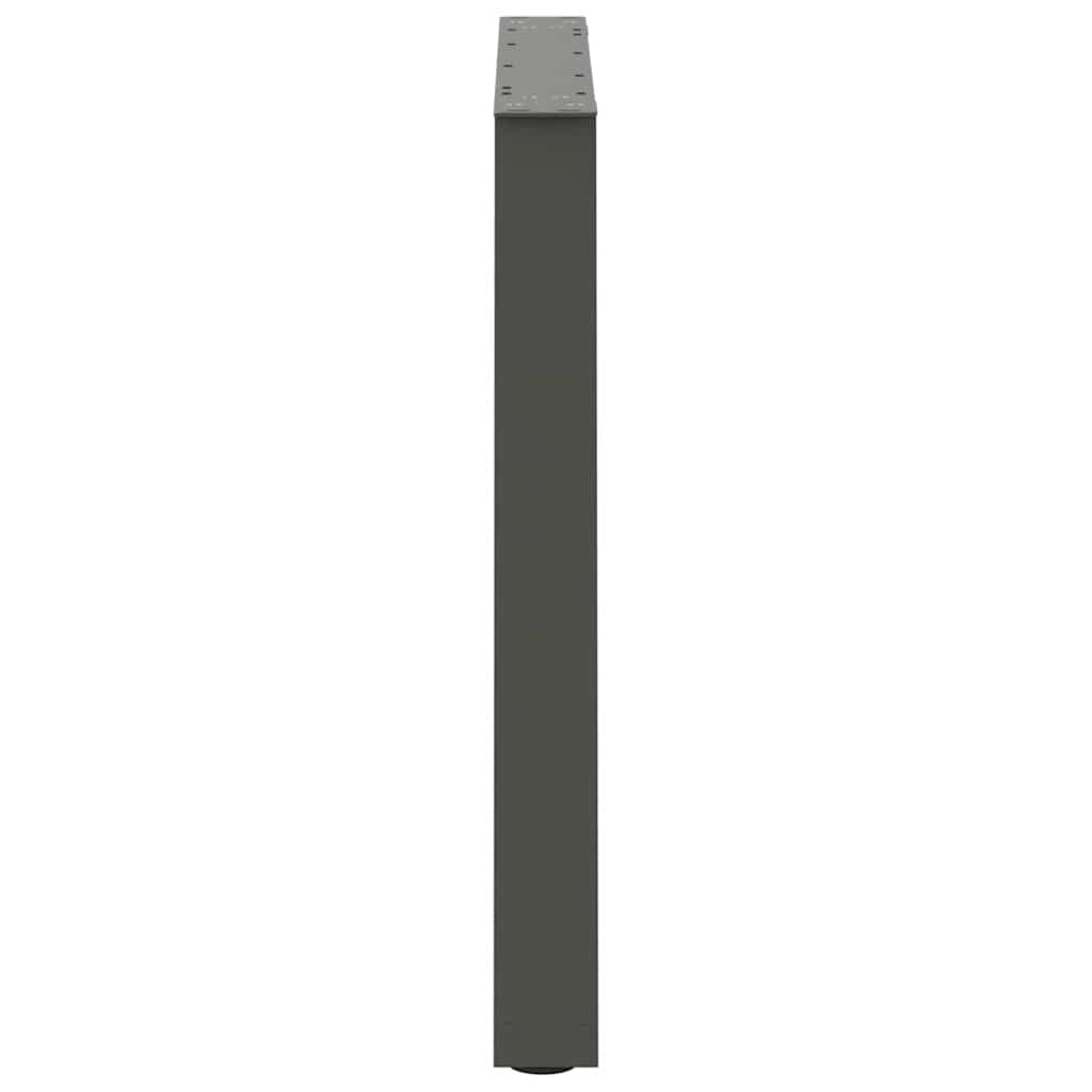 Noge za blagovaonski stol V-oblika 2 kom antracit 70 x (72-73,3) cm čelik