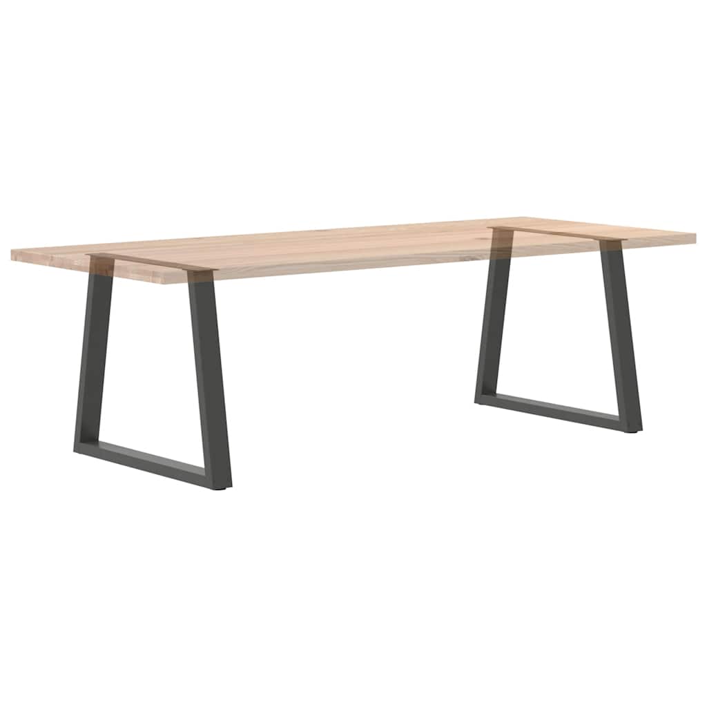 Noge za blagovaonski stol V-oblika 2 kom antracit 70 x (72-73,3) cm čelik