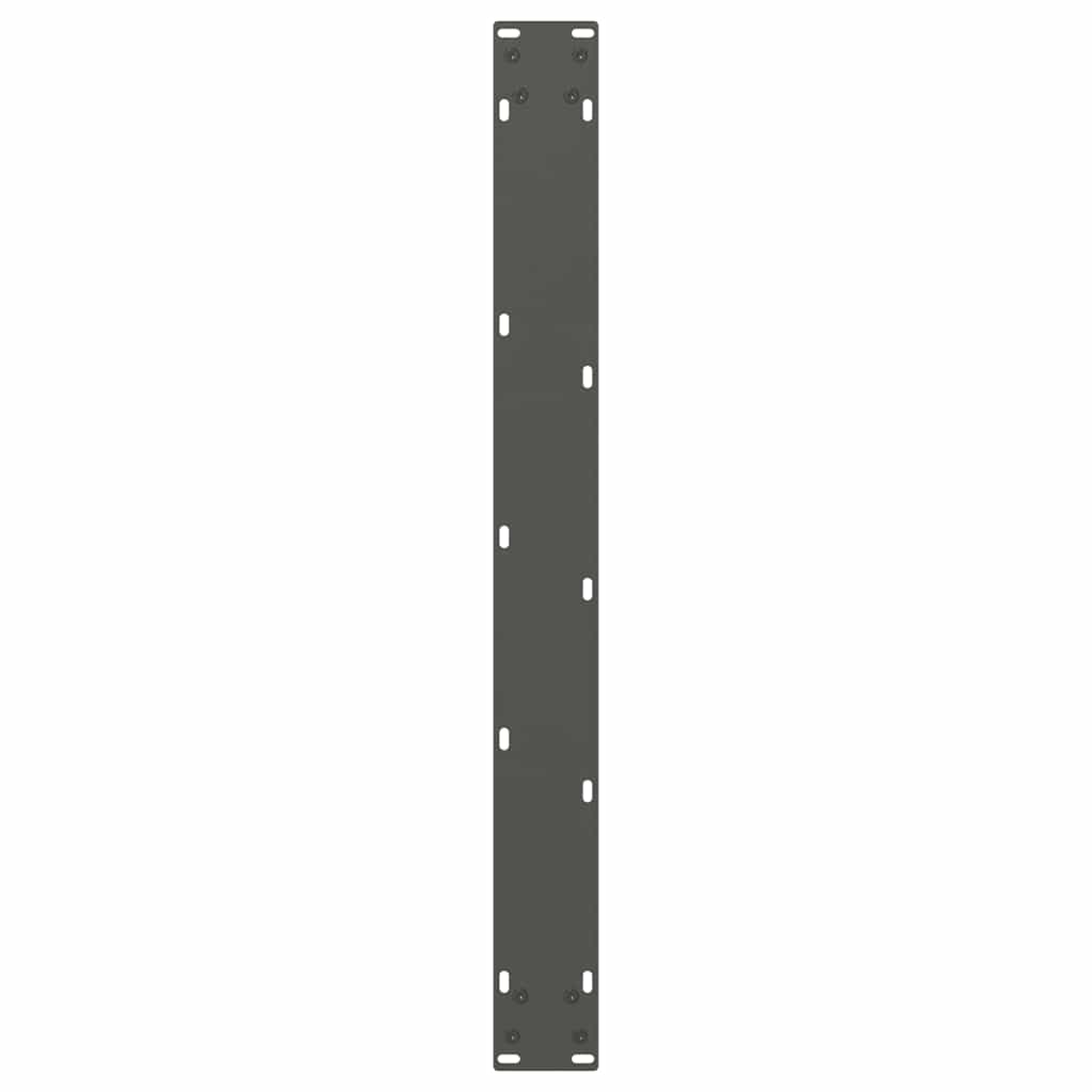 Noge za blagovaonski stol V-oblik 3 kom antracit 80 x (72-73,3) cm čelik