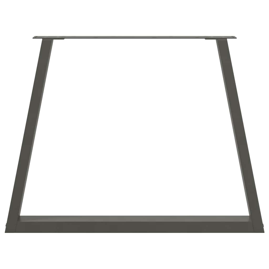 Noge za blagovaonski stol V-oblika 3 kom antracit 90 x (72-73,3) cm čelik