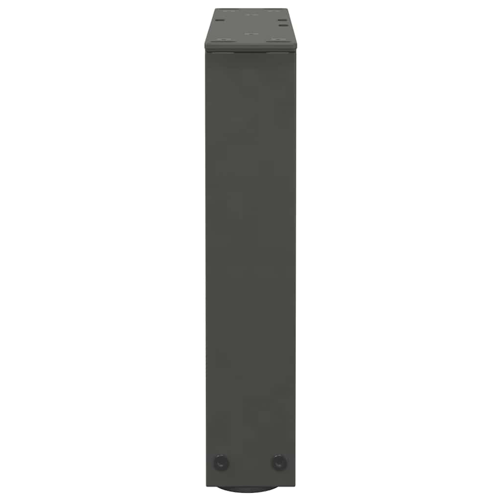 Noge za klub stolić V-oblika 2 kom antracit 30 x (30-31,3) cm čelik