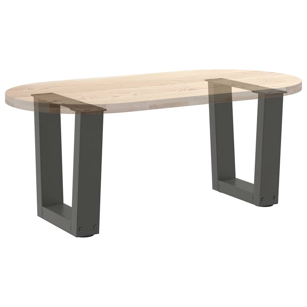 Noge za klub stolić V-oblika 2 kom antracit 30 x (30-31,3) cm čelik