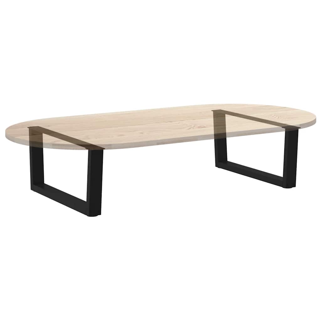 Noge za klub stolić V-oblika 2 kom Crne 70 x (30-31,3) cm Čelik
