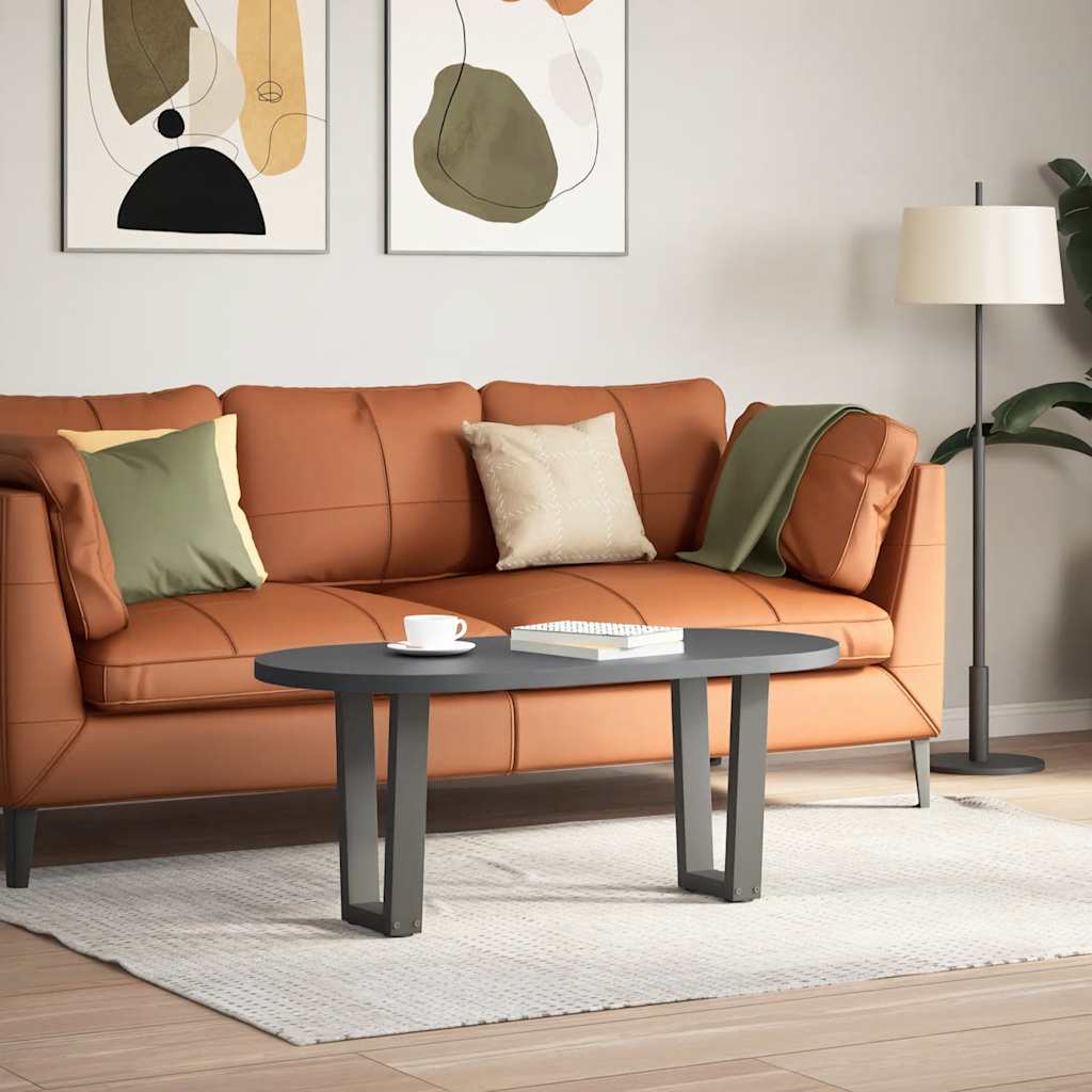 Noge za klub stolić V-oblika 2 kom antracit 38 x (42-43,3) cm čelik