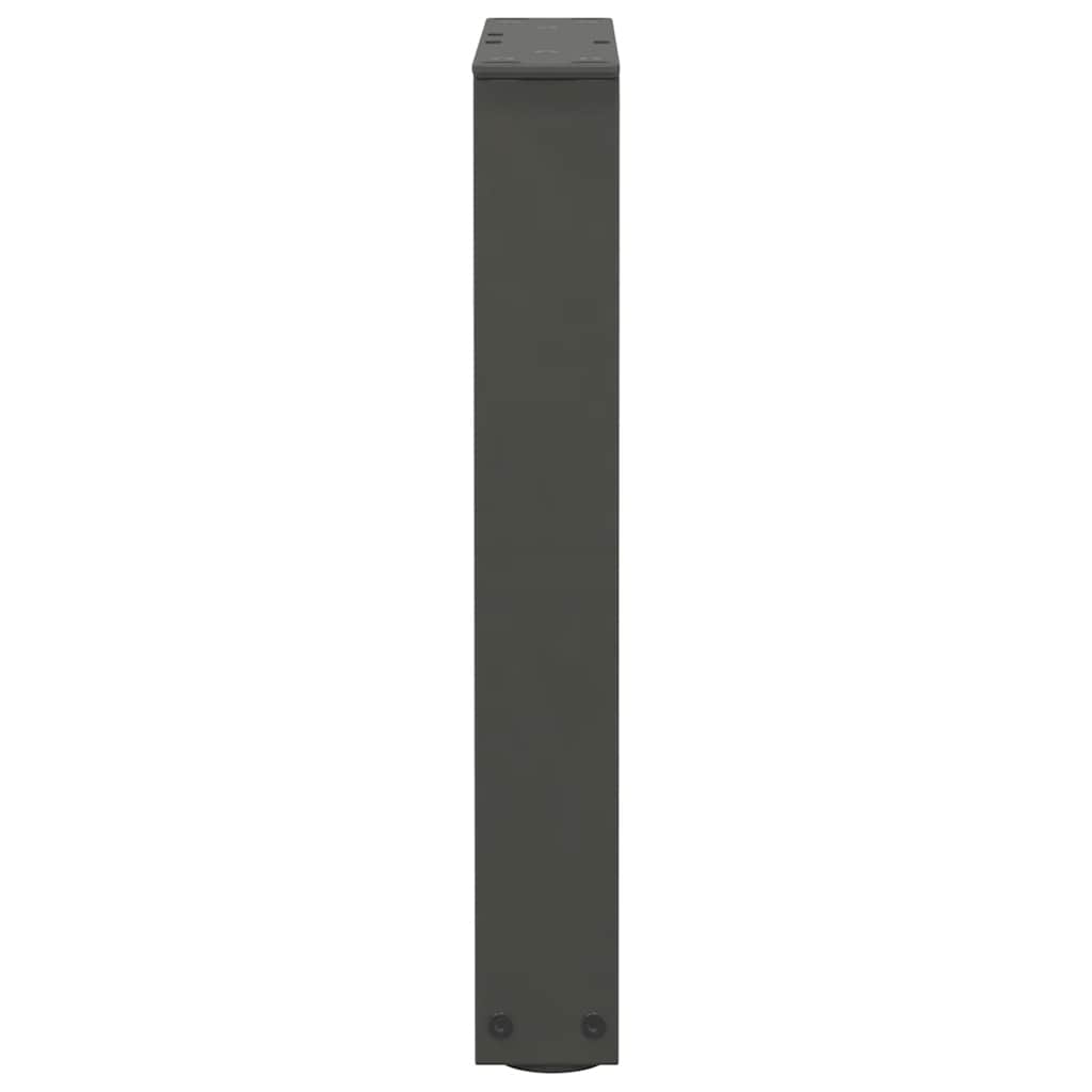 Noge za klub stolić V-oblika 2 kom antracit 38 x (42-43,3) cm čelik