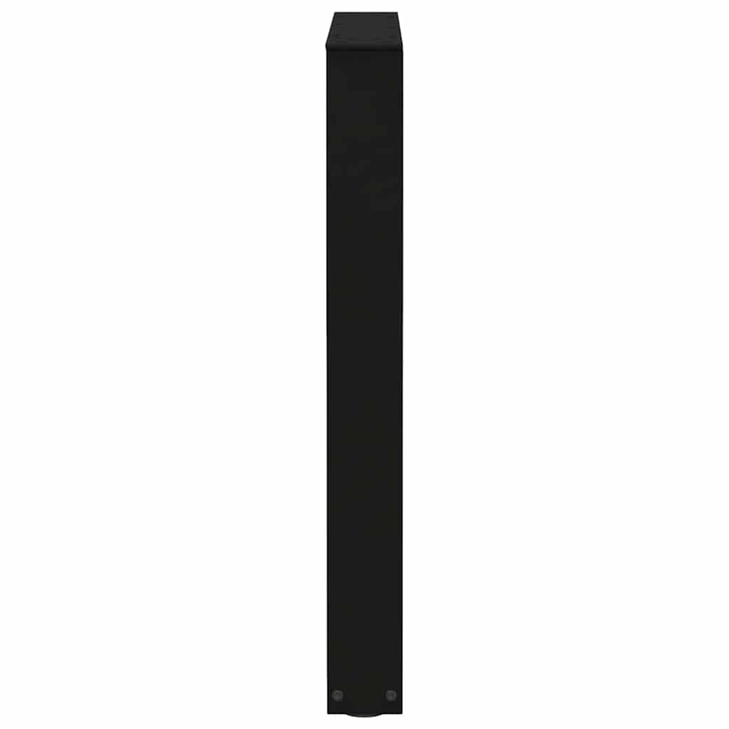 Noge za blagovaonski stol V-oblika 2 kom Crne 70 x (72-73,3) cm Čelik