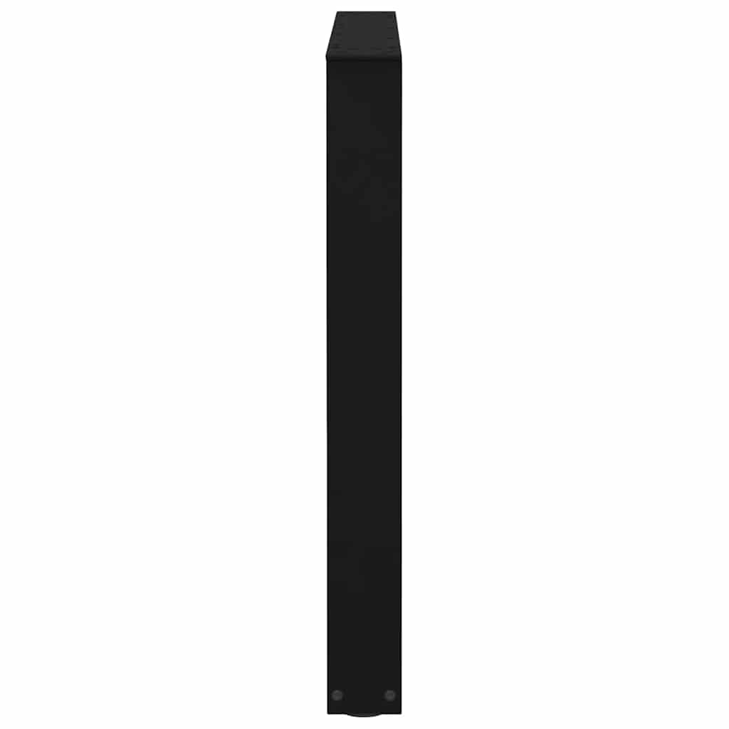 Noge za blagovaonski stol V-oblika 2 kom Crne 80 x (72-73,3) cm Čelik