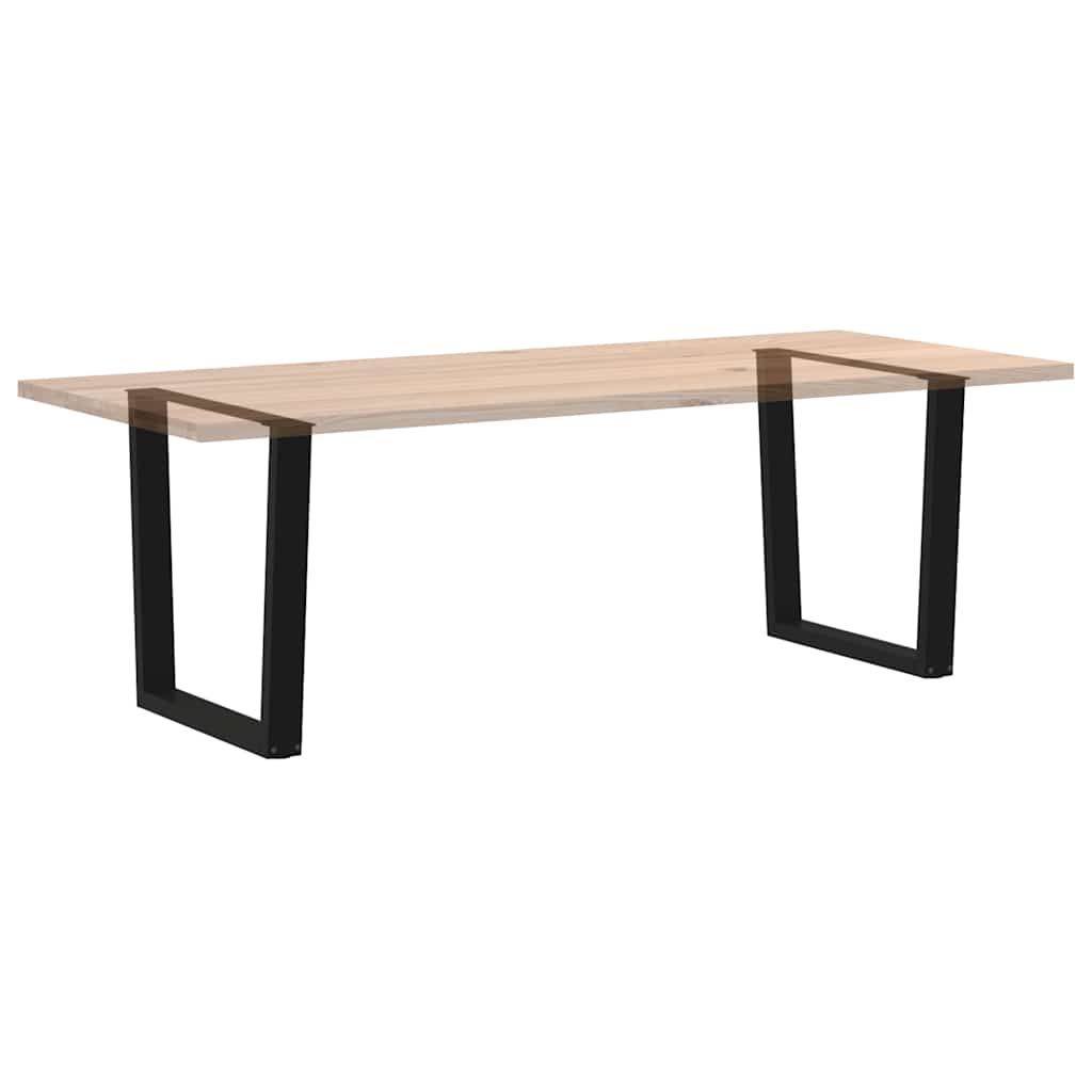 Noge za blagovaonski stol V-oblika 2 kom Crne 80 x (72-73,3) cm Čelik