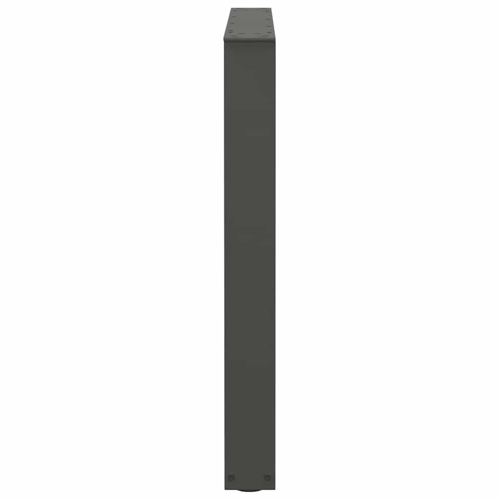 Noge za blagovaonski stol V-oblika 2 kom antracit 90 x (72-73,3) cm čelik