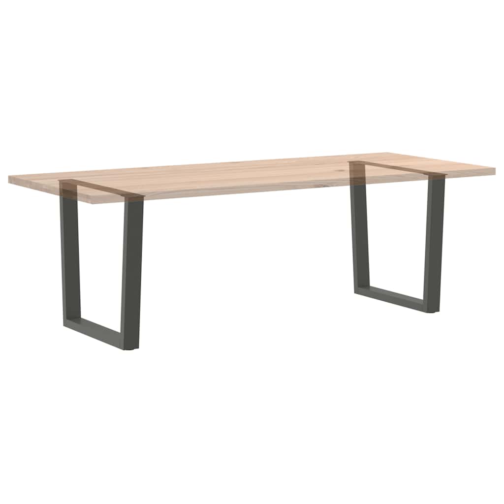 Noge za blagovaonski stol V-oblika 2 kom antracit 90 x (72-73,3) cm čelik