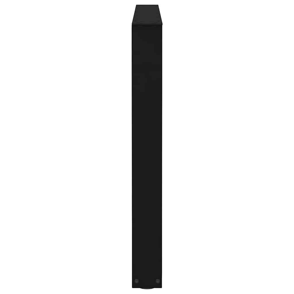 Noge za blagovaonski stol V-oblika 2 kom Crne 100 x (72-73,3) cm Čelik