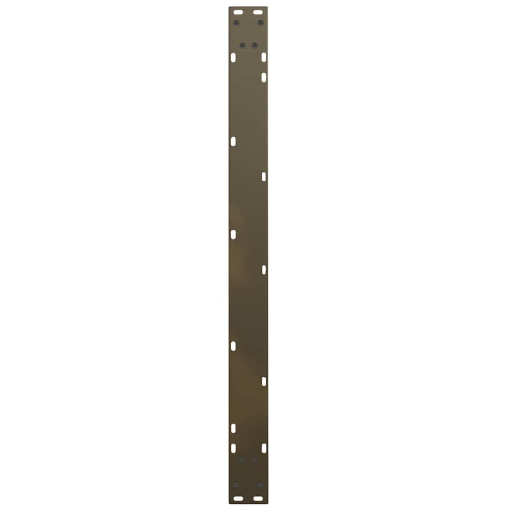 Noge za blagovaonski stol V-oblik 2 kom Prirodni čelik 100 x (72-73,3) cm Čelik