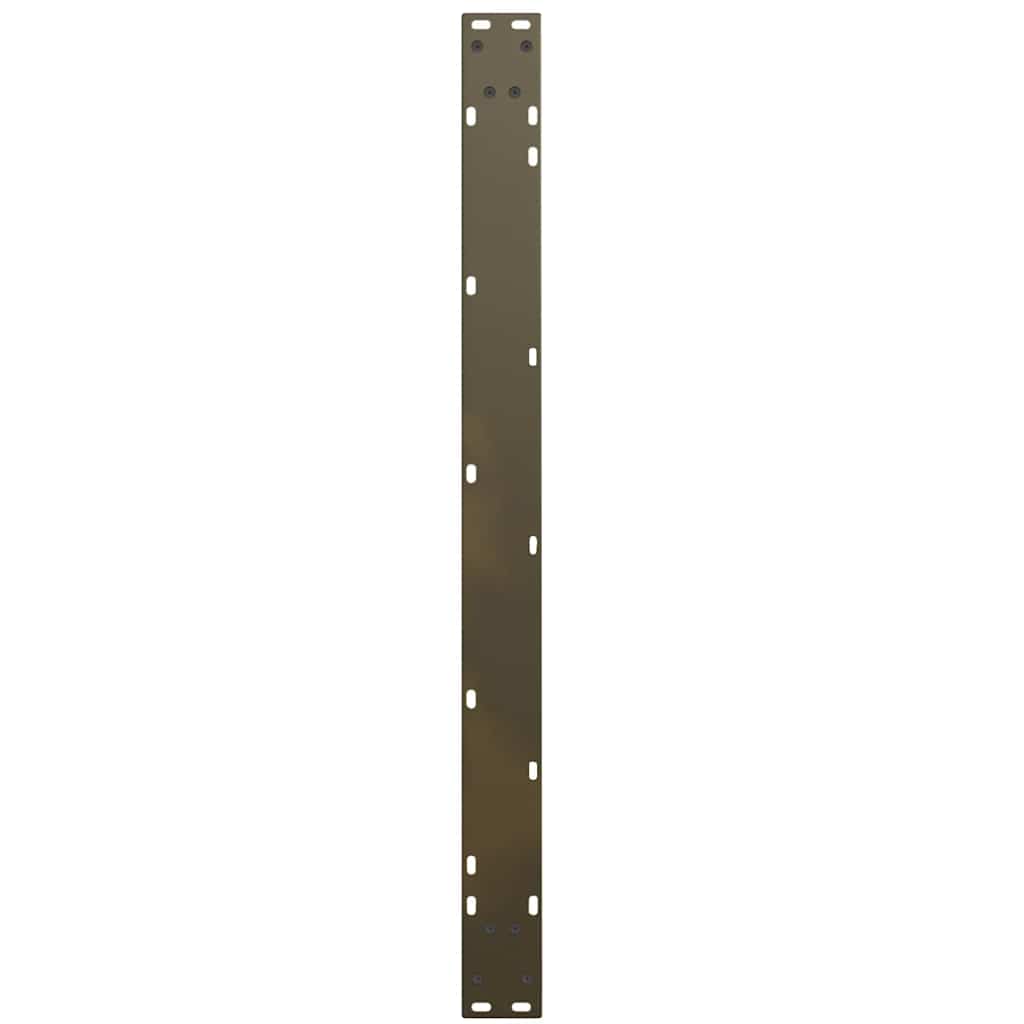 Noge za blagovaonski stol V-oblik 3 kom Prirodni čelik 100 x (72-73,3) cm Čelik