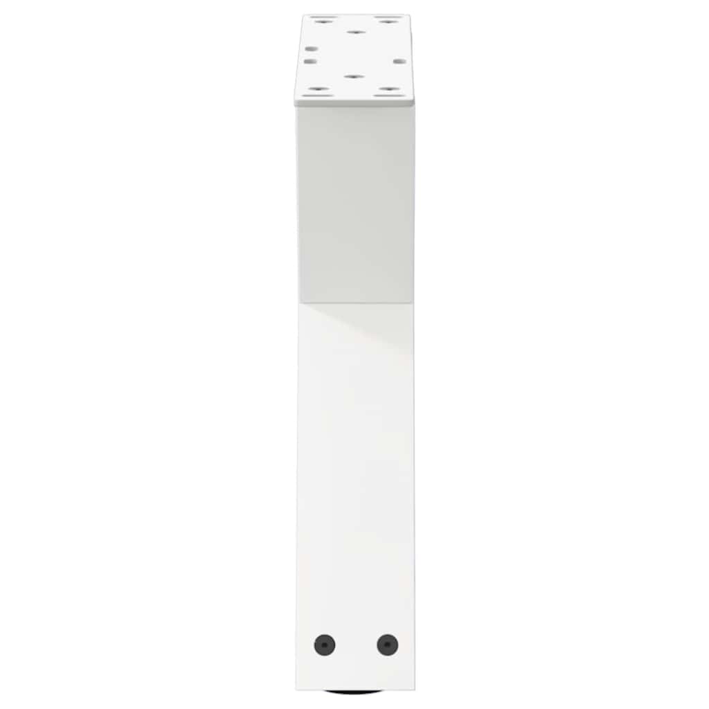 Noge za klub stolić 2 kom Bijele 30 x (30-31,3) cm Čelik