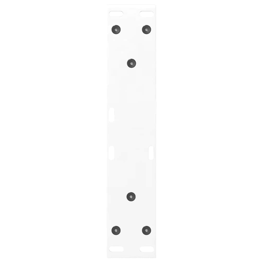Noge za klub stolić 2 kom Bijele 40 x (30-31,3) cm Čelik