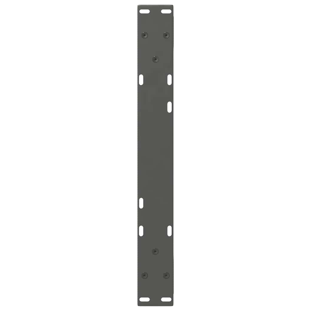 Noge za klub stolić 2 kom antracit 50 x (30-31,3) cm čelik