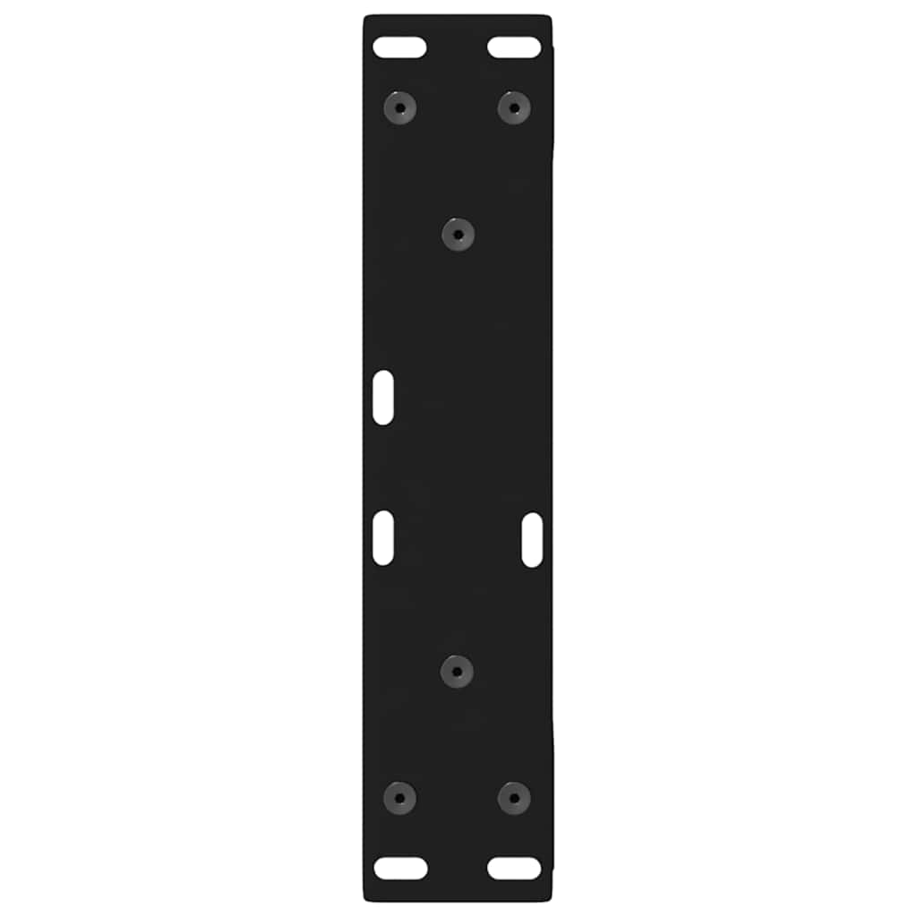 Noge za klub stolić 2 kom Crne 28 x (42-43,3) cm Čelične