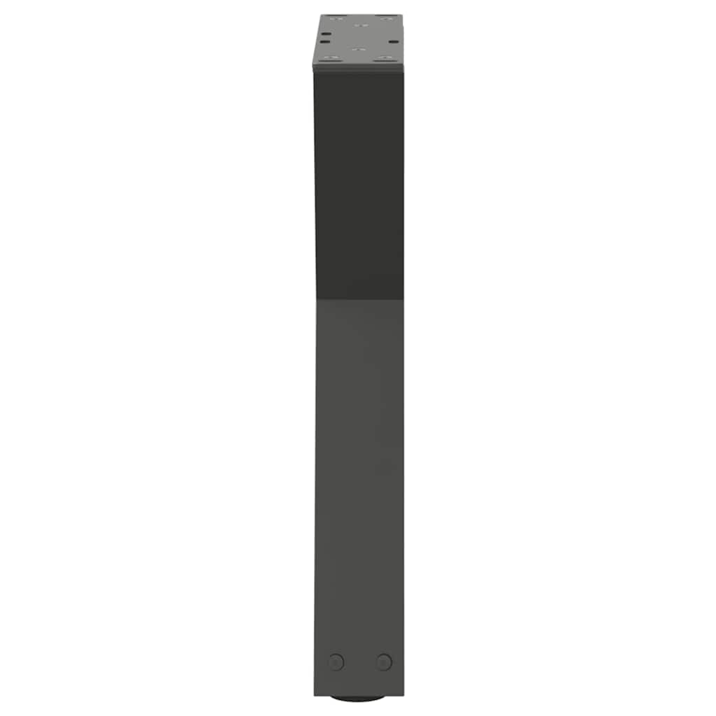 Noge za klub stolić 2 kom. antracit 28 x (42-43,3) cm čelik