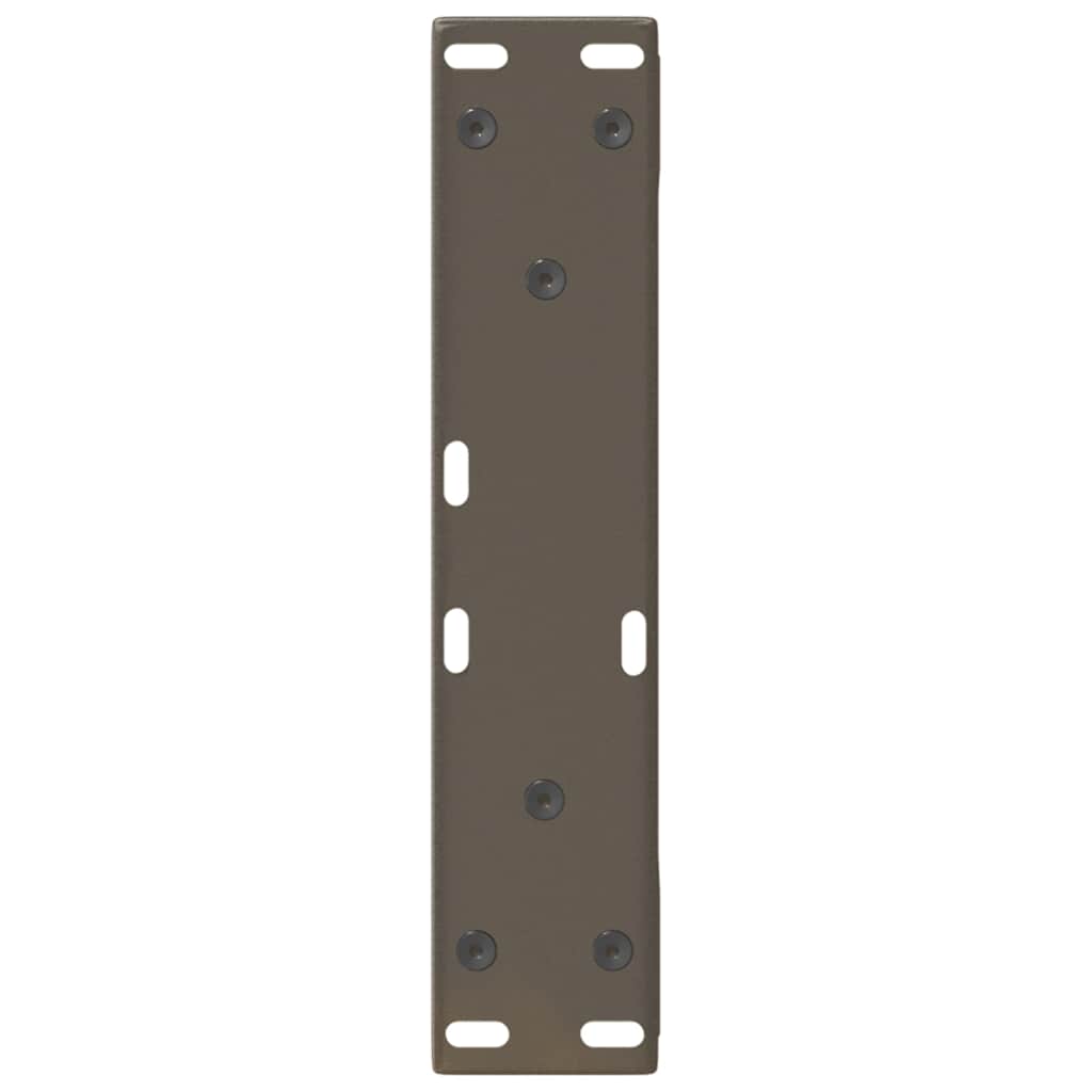 Noge za klub stolić 2 kom. Prirodni čelik 28 x (42-43,3) cm Čelik
