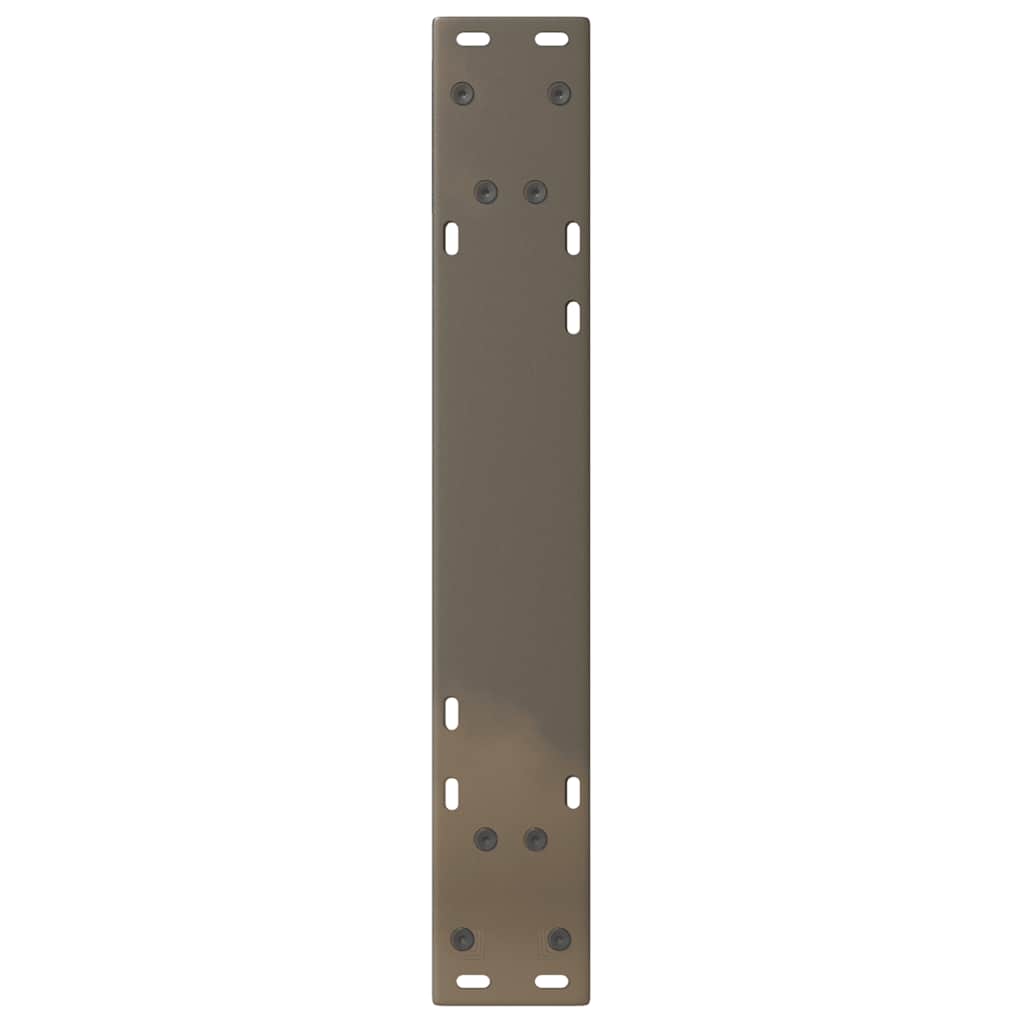 Noge za blagovaonski stol 2 kom. Prirodni čelik 60 x (72-73,3) cm Čelik