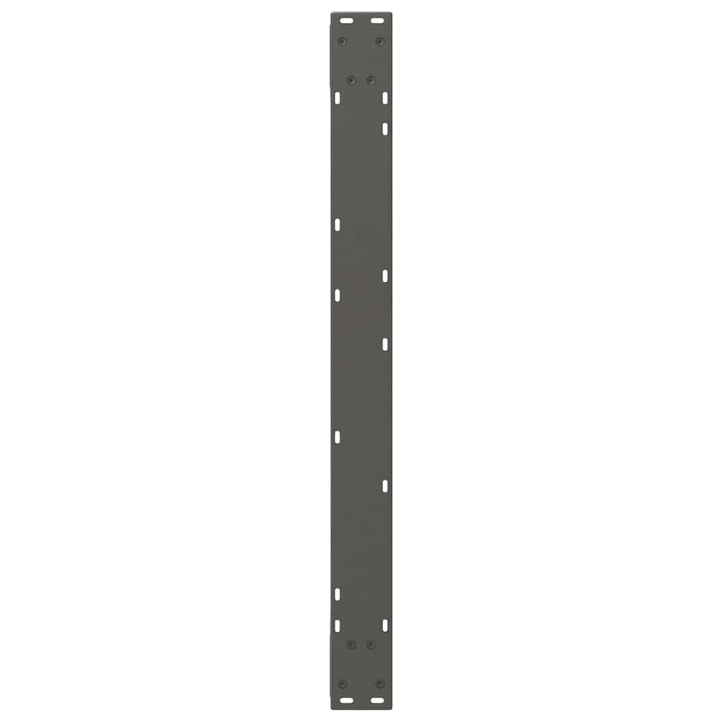 Noge za blagovaonski stol 2 kom. antracit 90 x (72-73,3) cm čelik