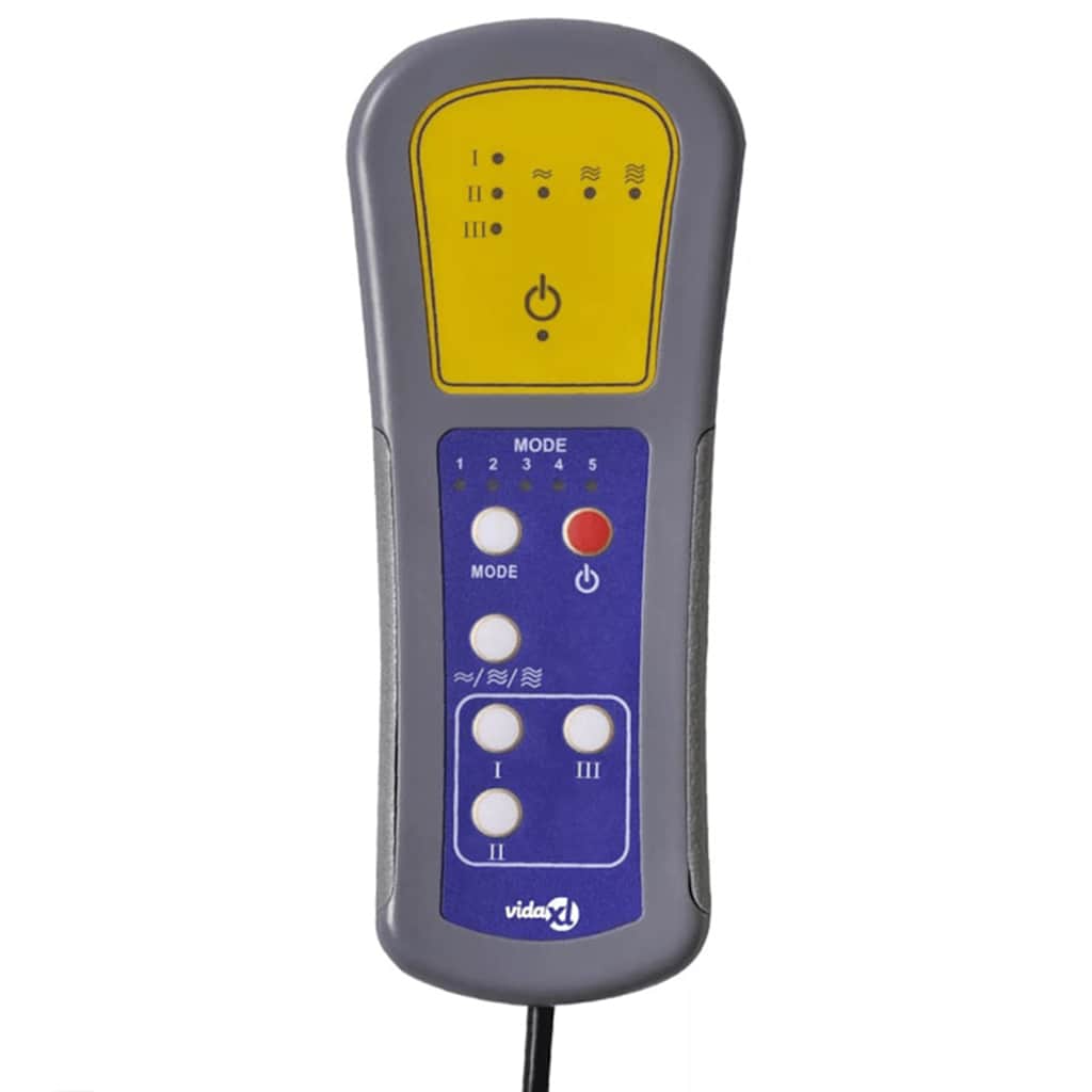Masažni naslonjač na podizanje od tkanine tamnosivi