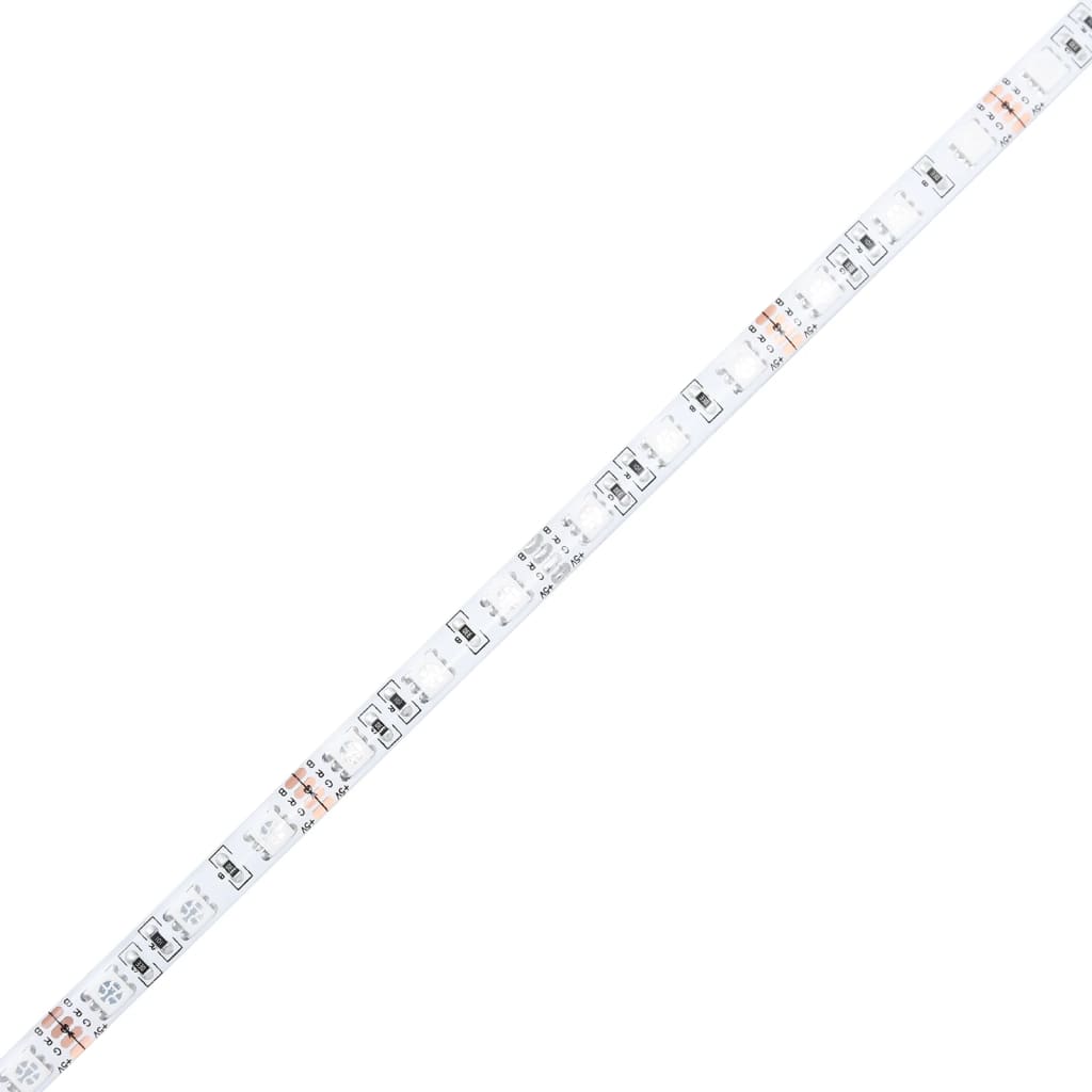 Komoda s LED svjetlima bijela 77x34x85 cm konstruirano drvo