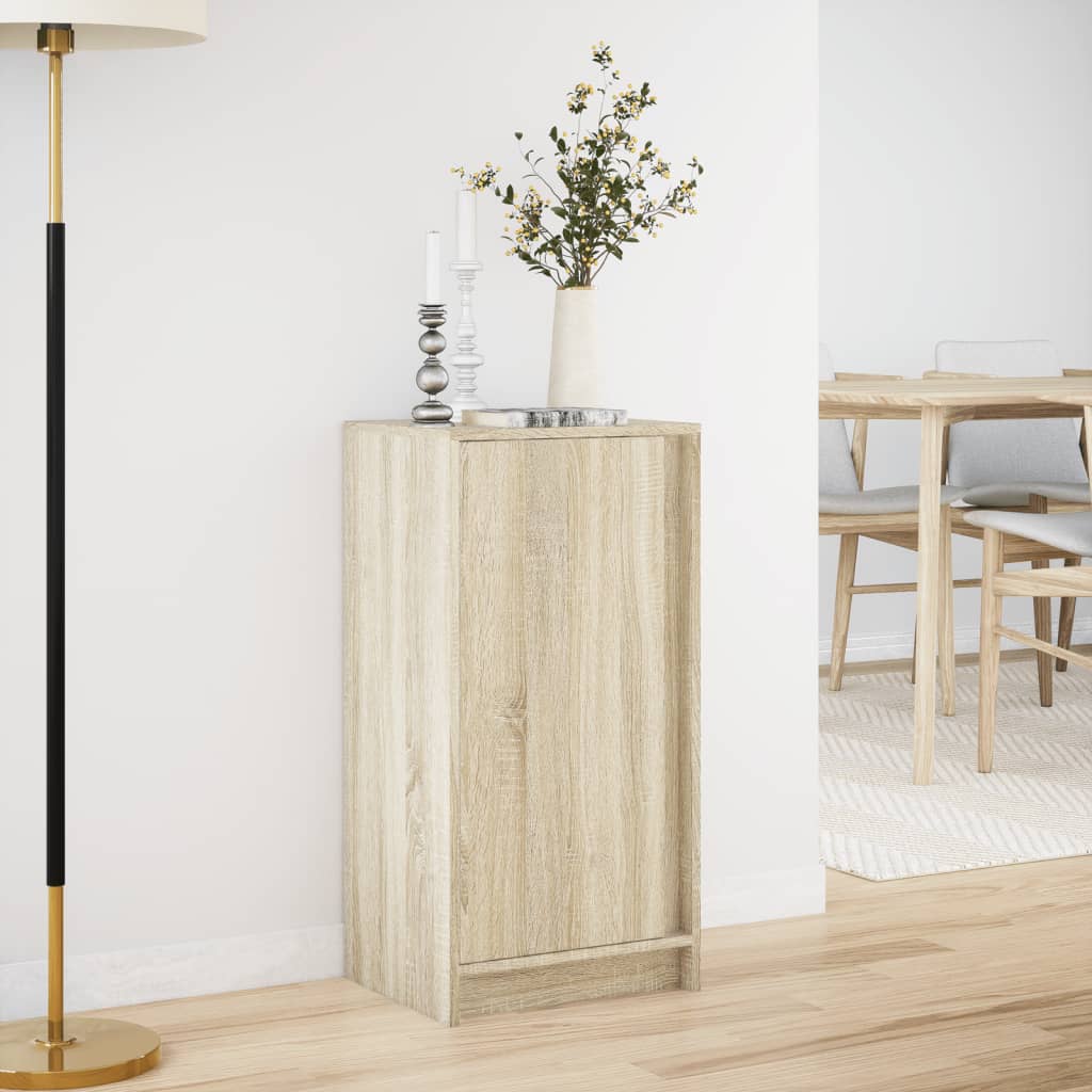 Komoda s LED boja hrasta sonome 42,5x34x85 cm konstruirano drvo