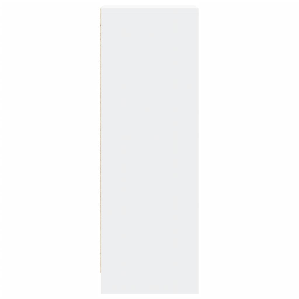 Komoda s LED svjetlima bijela 42,5x34x100 cm konstruirano drvo