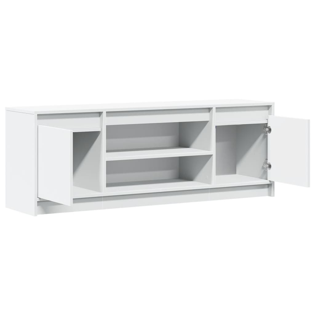 TV ormarić LED bijeli 139,5x34x50 cm od konstruiranog drva