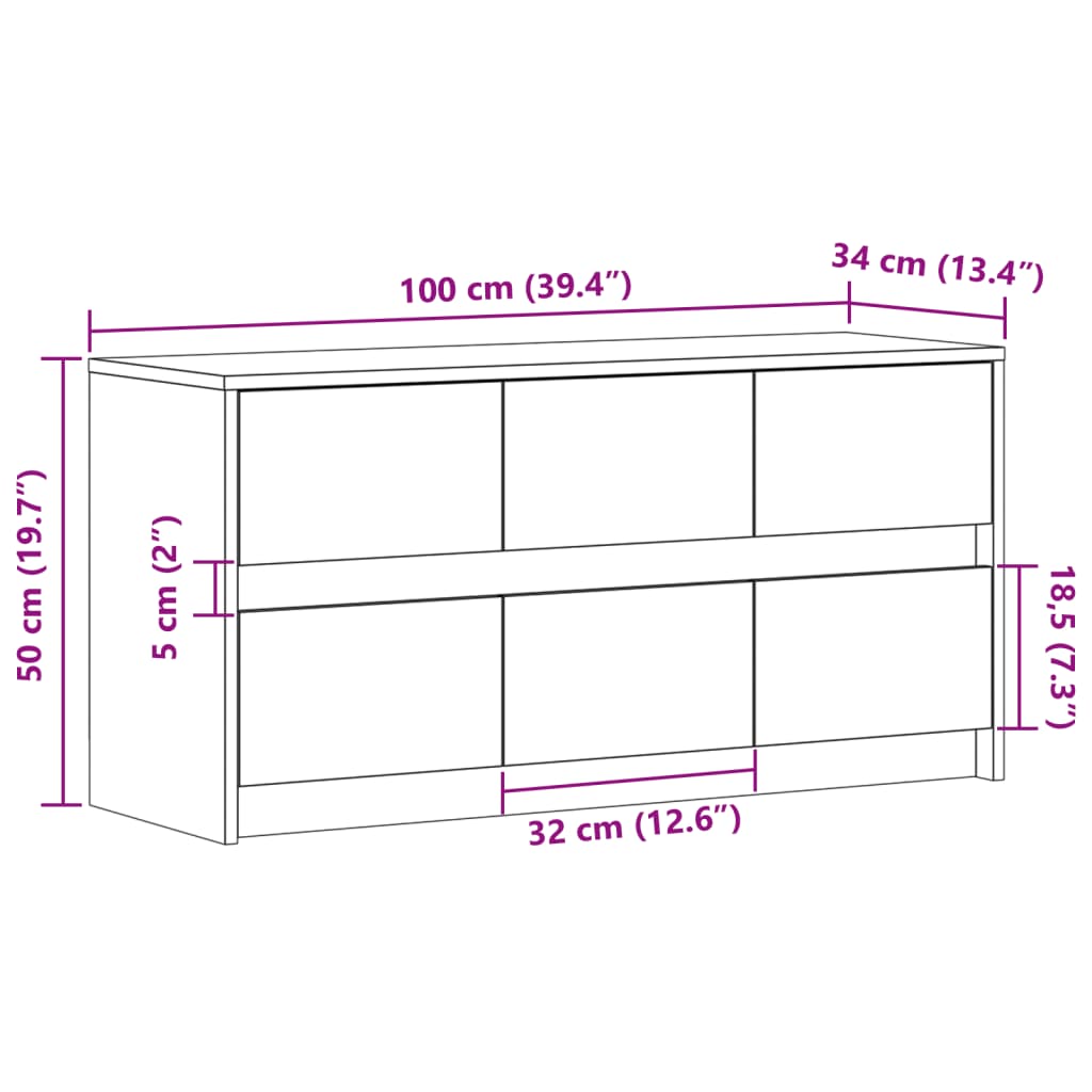 TV ormarić LED bijeli 100 x 34 x 50 cm od konstruiranog drva