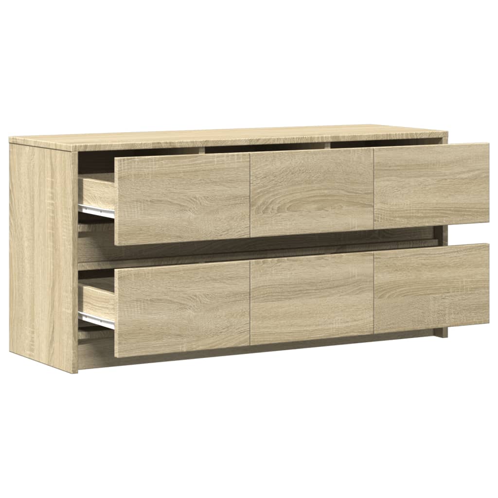 TV ormarić s LED svjetlima boja hrasta 100x34x50 cm drveni