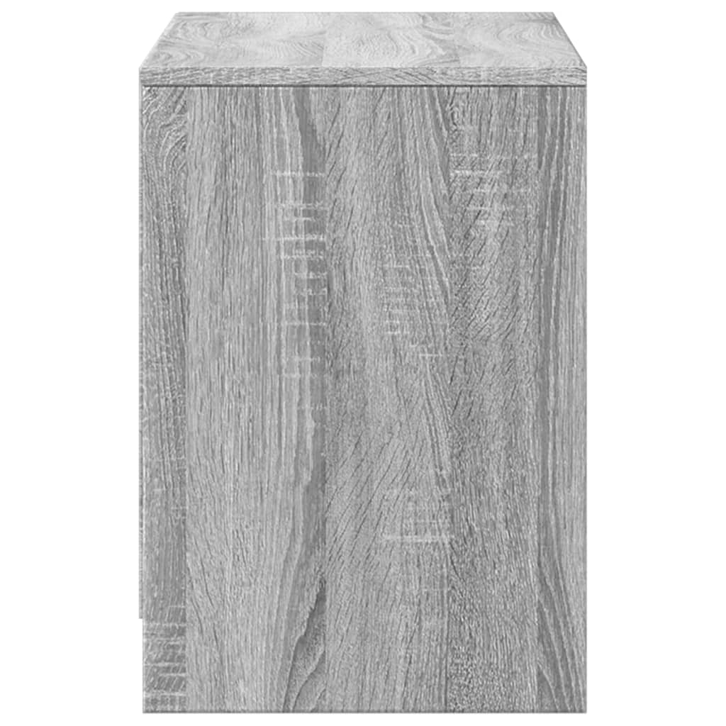TV ormarić s LED svjetlima boja hrasta 100x34x50 cm drveni