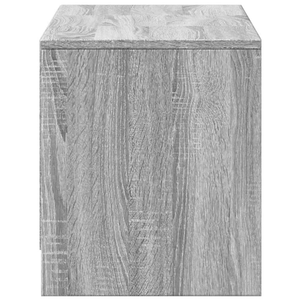 TV ormarić s LED svjetlima boja hrasta 97x34x40 cm drveni