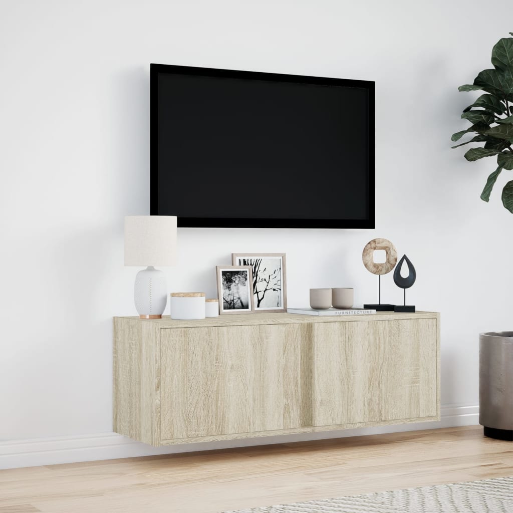 Zidni TV ormarić LED boja hrasta sonome 100 x 31 x 35 cm