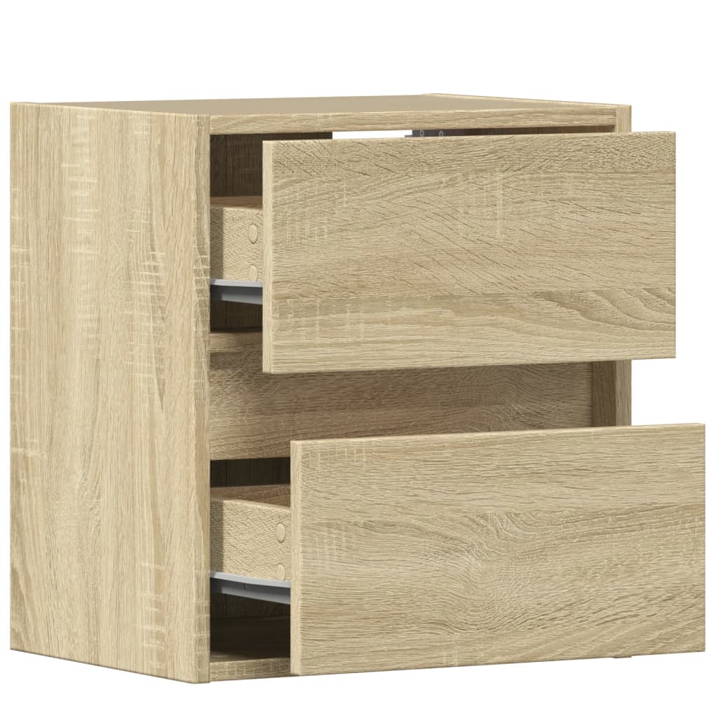 Zidni TV ormarić LED boja hrasta sonome 41x31x45 cm