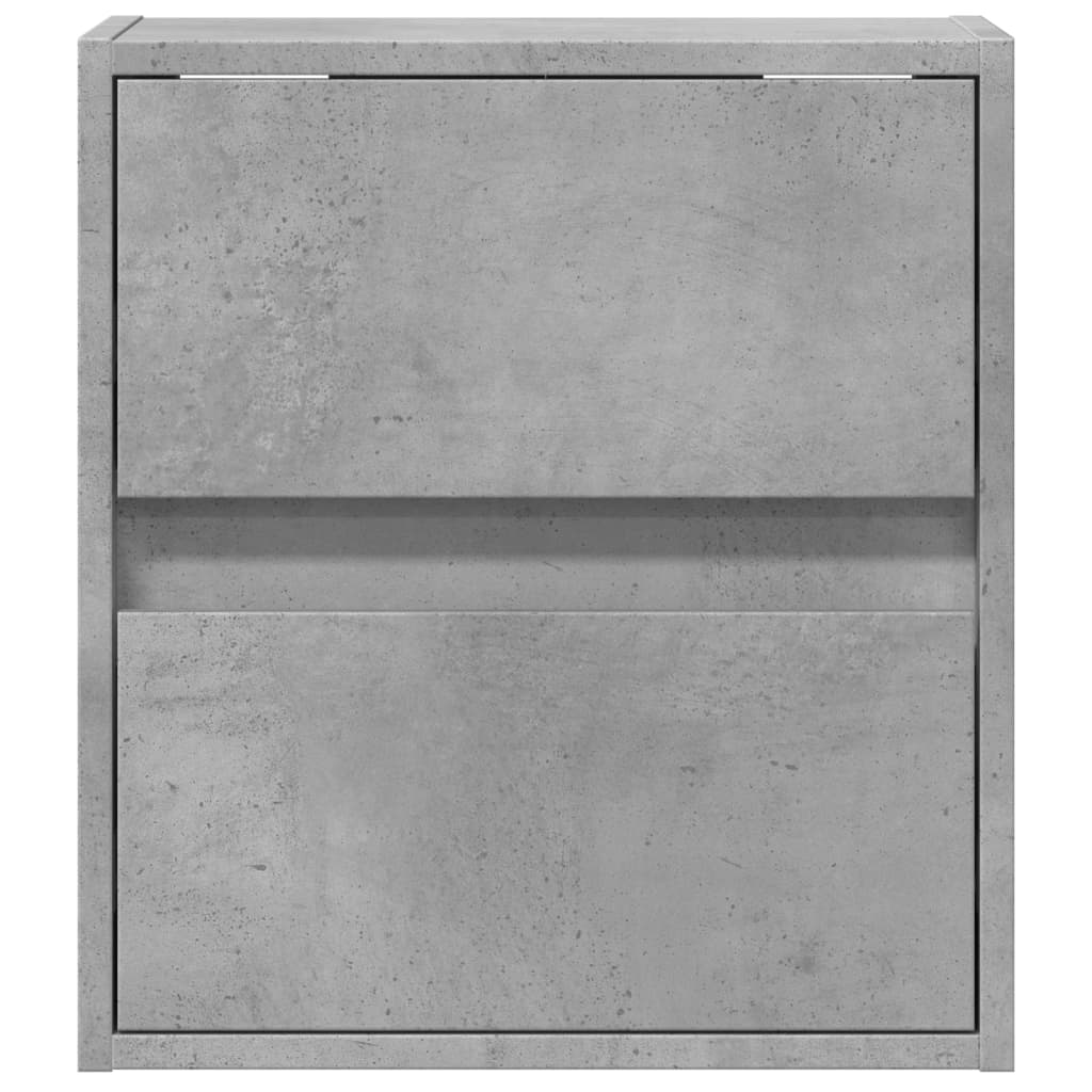 Zidni TV ormarići LED 2 kom boja betona 41x31x45 cm